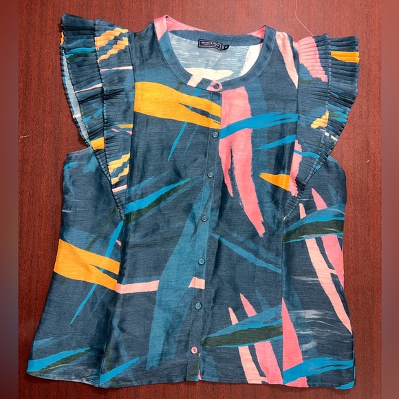 Vineyard Vines Tops - Vineyard Vines Linen Blend Shirt